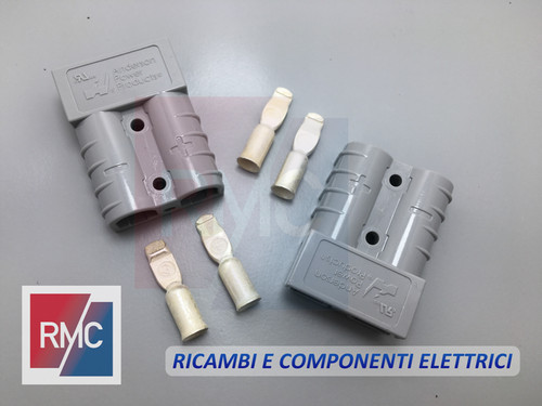 Connettore grigio 50a - connettore, bipolare