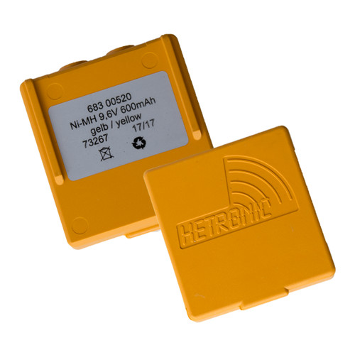 Batteria gialla originale 6v - batteria, 9,6v