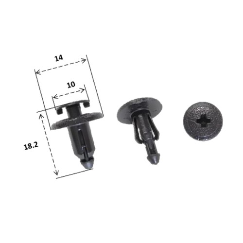 Rivetto nero per - per, xl600v