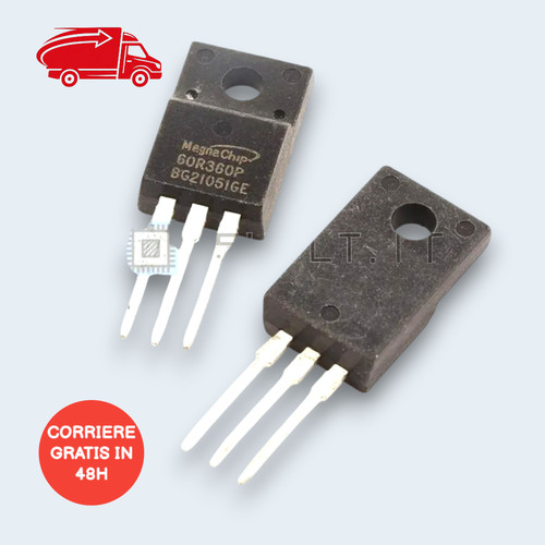 Mosfet channel mmf60r360p - n-channel,