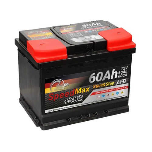 Batteria auto 60ah afb - batteria,