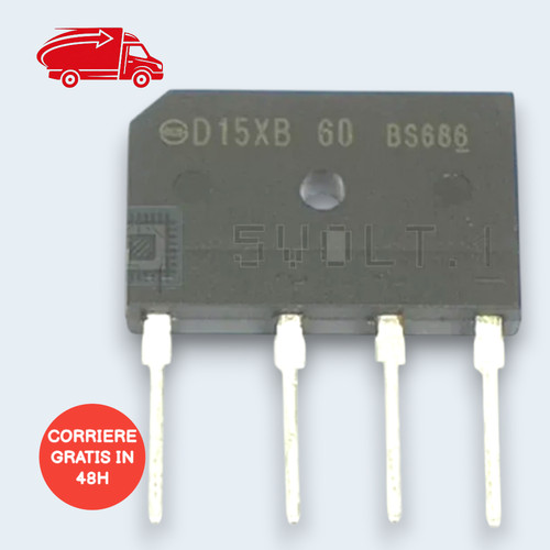 Ponte raddrizzatore d15xb60 - ponte,